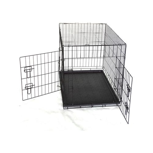 YES4PETS 36" Collapsible Metal Dog Cat Puppy Crate Cage - PetServo