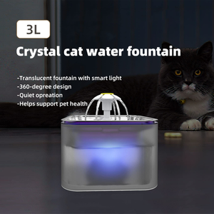 YES4PETS 3L Automatic Electric Pet Water Fountain Stainless Steel
