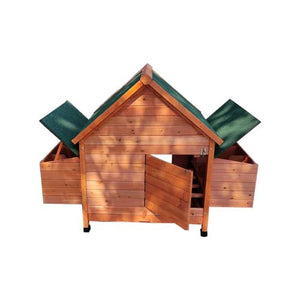 YES4PETS - XL Chicken Coop Rabbit Hutch Cage Hen Chook House - 160x100x113CM - petservo