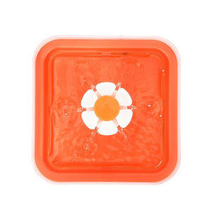 YES4PETS Automatic Pet Water Fountain LED Orange Feeder Dispenser-2