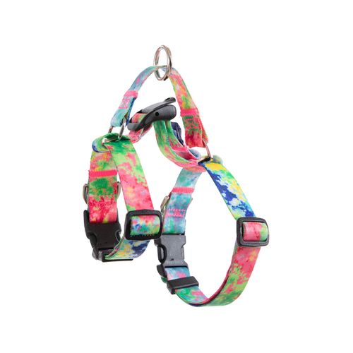 Paw Mate - Banhamsisun Sweet Dog Double-Lined Straps Harness and Lead Set Leash Adjustable No Pull - Green - Small
