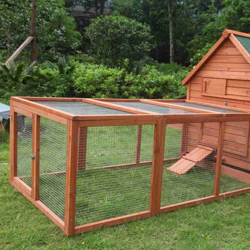 YES4PETS - Chicken Coop & Hutch with Run for Pets - Petservo