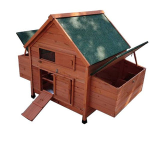 YES4PETS - Chicken Coop & Hutch with Run for Pets - Petservo