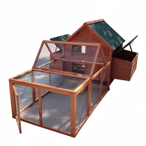 YES4PETS - Chicken Coop & Hutch with Run for Pets - Petservo