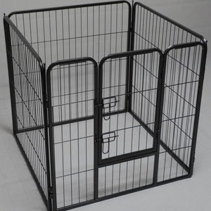 YES4PETS - 4-Panel 80cm Heavy Duty Pet Playpen Fence - Pet Servo