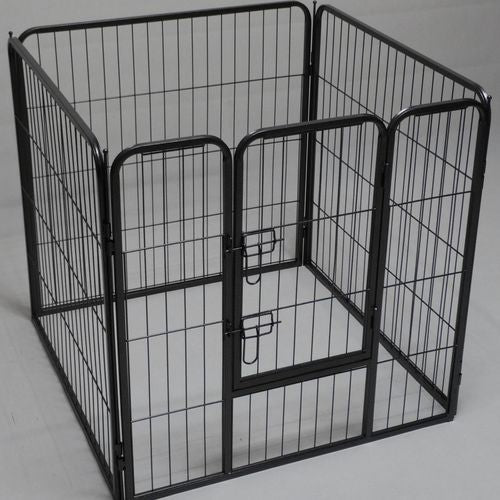 YES4PETS - 4-Panel 80cm Heavy Duty Pet Playpen Fence - Pet Servo