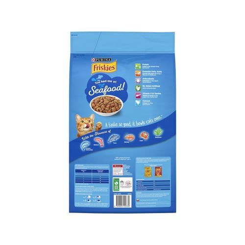 Friskies - 10kg Adult Seafood Sensations Dry Cat Food - petservo