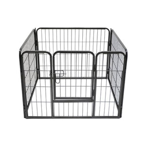 YES4PETS - 4-Panel 80cm Heavy Duty Pet Playpen Fence - Pet Servo