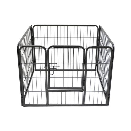 YES4PETS - 4-Panel 80cm Heavy Duty Pet Playpen Fence - Pet Servo