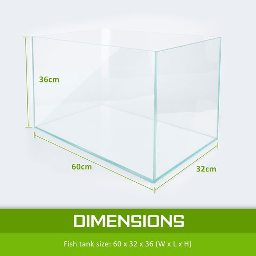 Dynamic Power - Aquarium Fish Tank 70L Starfire Glass