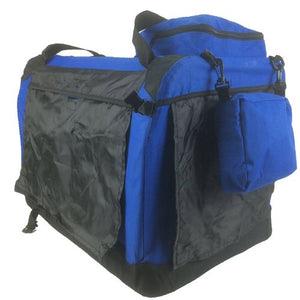 YES4PETS - XL Foldable Pet Dog Puppy Cat Soft Crate Blue - Pet Servo