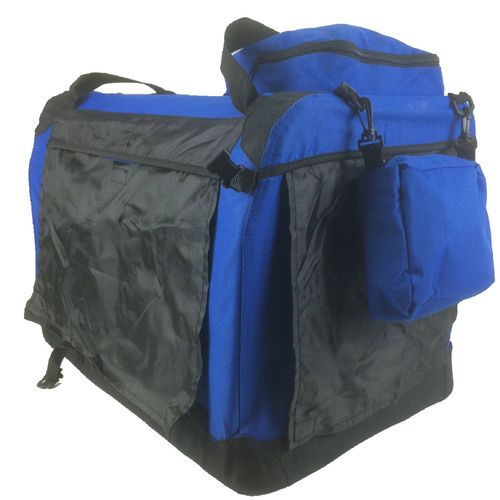 YES4PETS - XL Foldable Pet Dog Puppy Cat Soft Crate Blue - Pet Servo