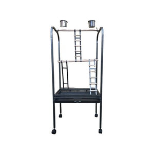 YES4PETS - 140cm Bird Play Stand Gym with Ladder - Pet Servo