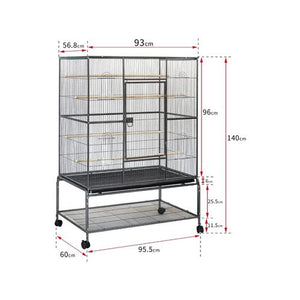YES4PETS - 140cm Large Bird Cage with Stand - Petservo