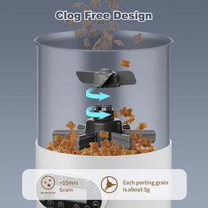 YES4PETS Electric Automatic Pet Feeder 3L for Dogs & Cats - PetServo-5