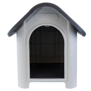 Dog house with a dark interior on a white background at Pet Servo