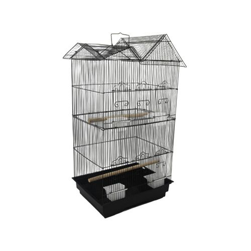 YES4PETS 4x Medium Bird Cage Parrot Budgie Aviary with Perch PetServo