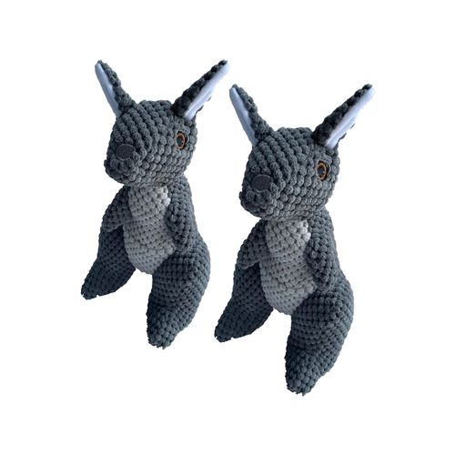 2PK Paw Play Plush Kangaroo Toy 30cm