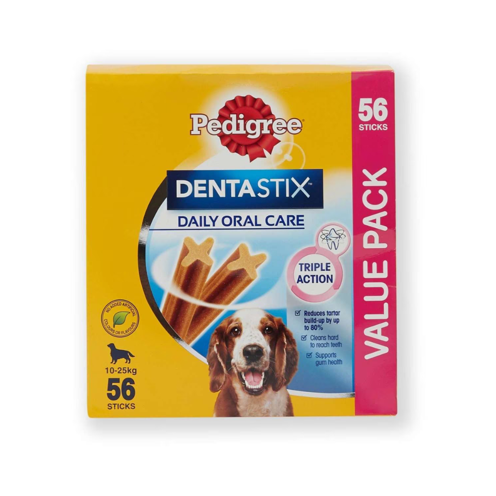 Pedigree - Dentastix 56 Pack - Medium Breeds - Petservo