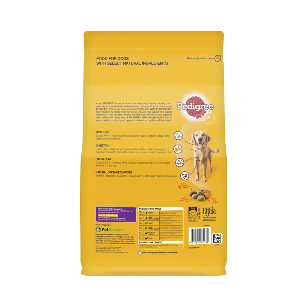Pedigree - Adult With Real Chicken 3kg - Petservo