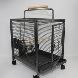 YES4PETS - Small Bird Carrier Cage with Wheels - Pet Servo