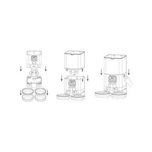 YES4PETS 6L Automatic Digital Pet Dog Cat Feeder Bowl Dispenser-5