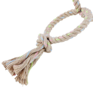 YES4PETS - 3x Hanging Double Ring Rope Bird Toys - Pet Servo