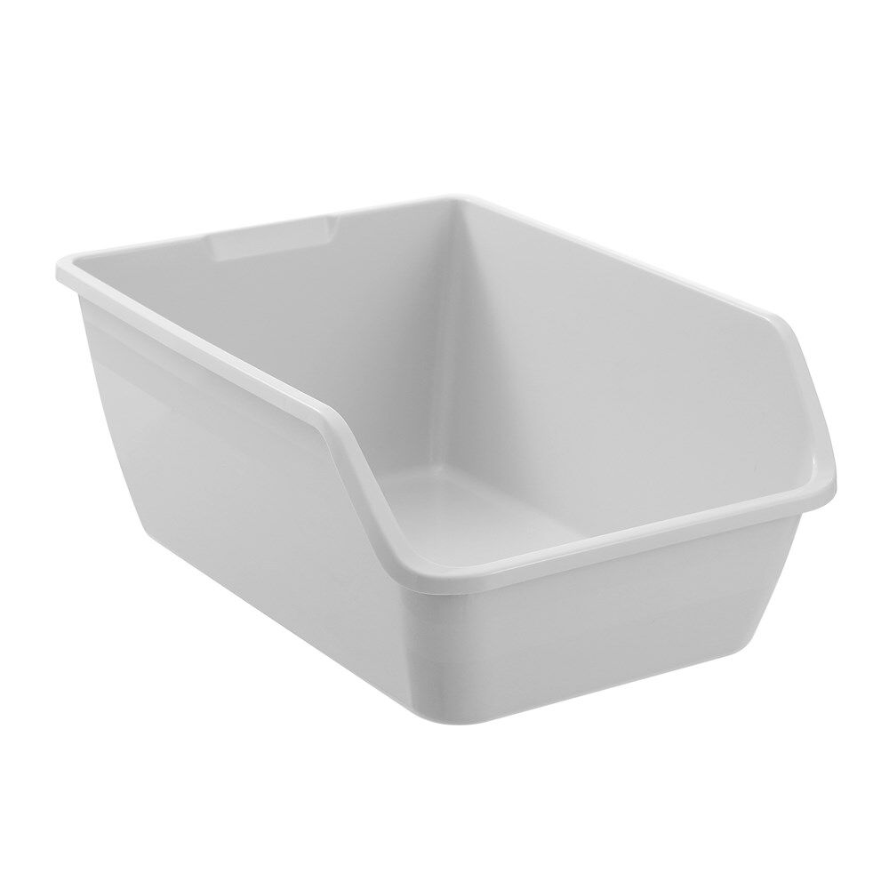 White plastic bin on a white background at Pet Servo