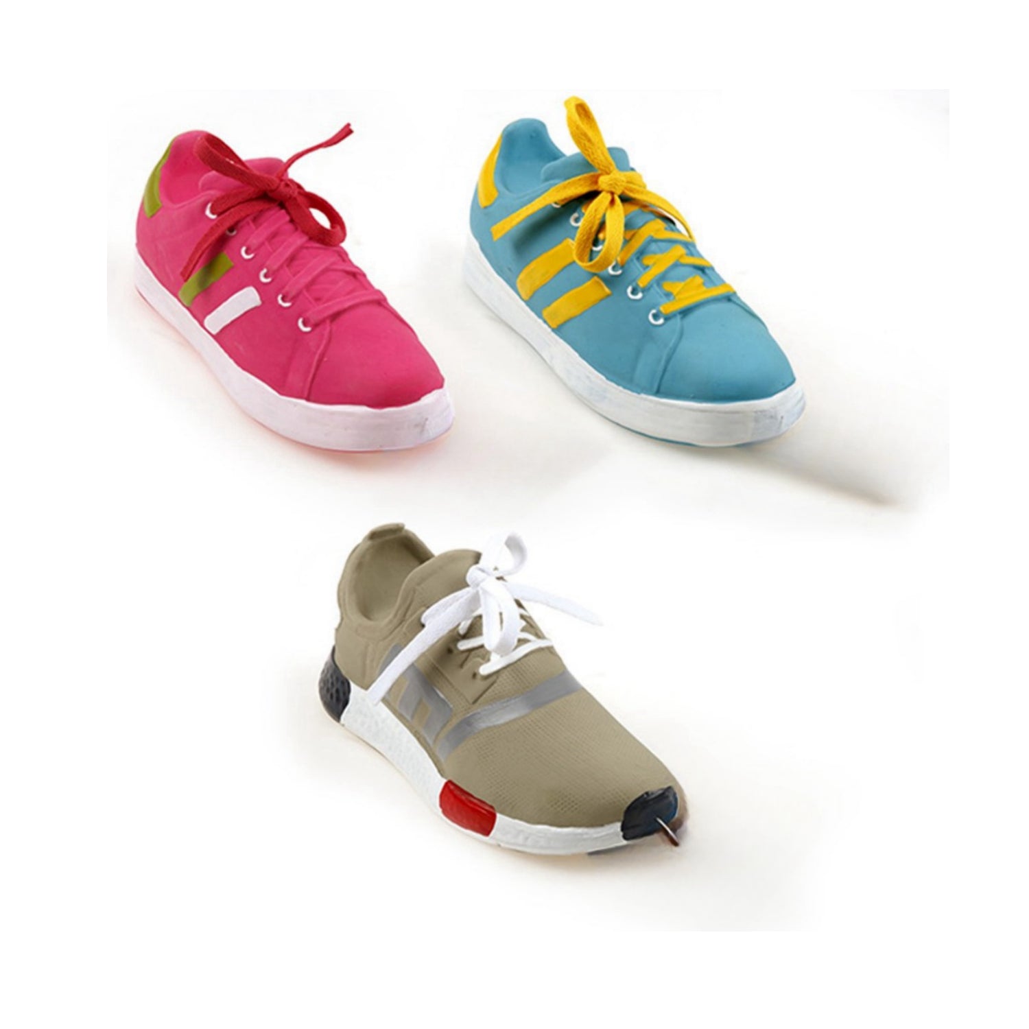 Yes4pets - 3 x Pet Puppy Dog Play Toy Shoe Latex 22 cm