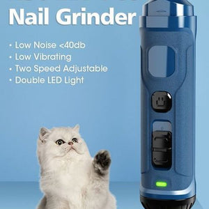 YES4PETS Electric Pet Nail Grinder Clipper Trimmer Quiet - PetServo-3