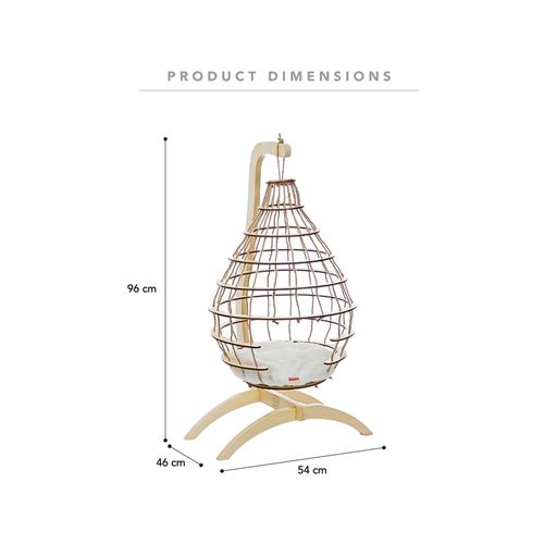 M-Pets - Cloud Hanging Cat Bed with Cushion