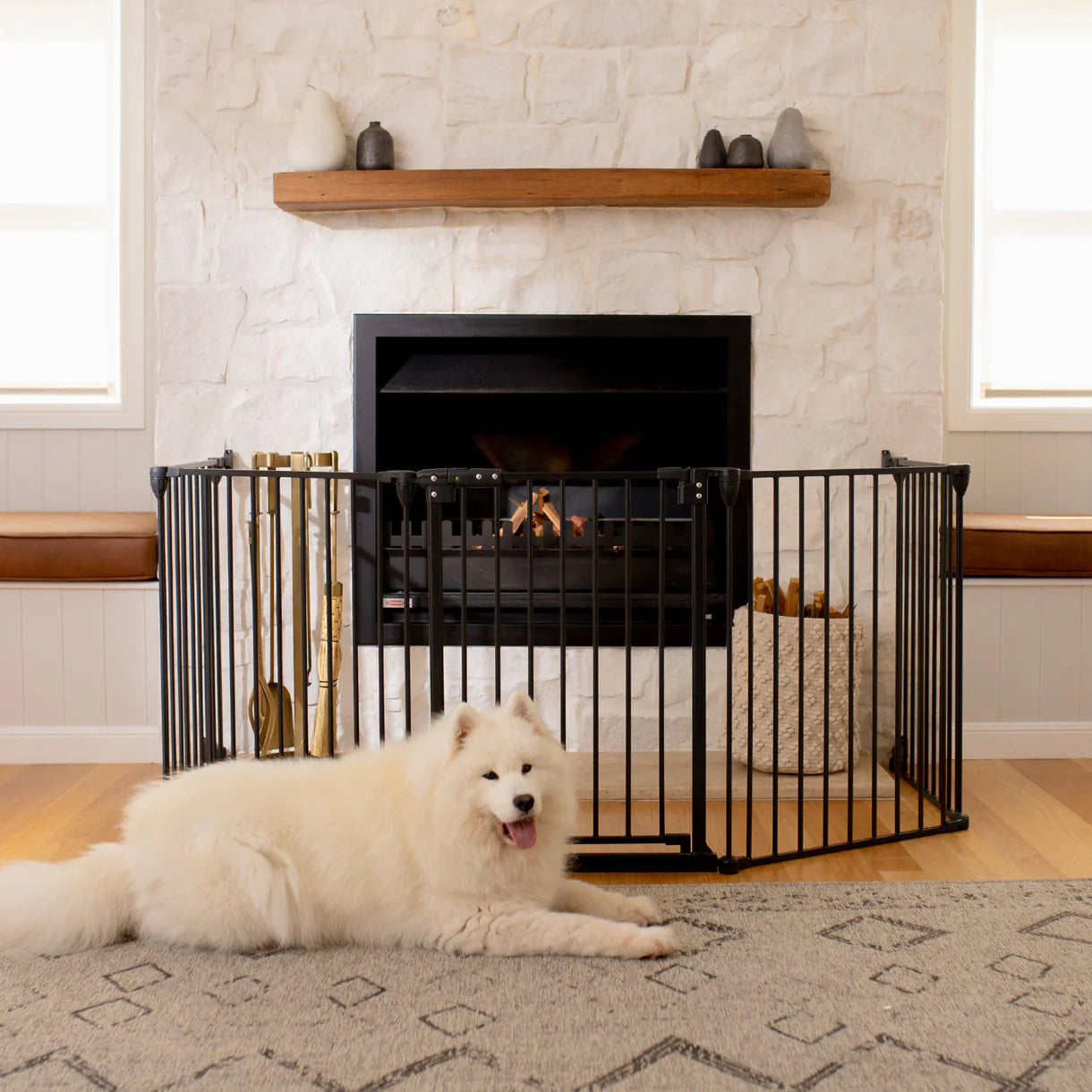 Hakuna Pets - Ultimate Pet Playpen Barrier | 3.70m W x 0.75m H