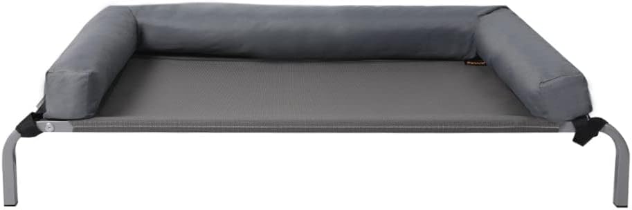 PaWz Elevated Dog Cat Bed Trampoline Hammock Raised Heavy Duty (Grey) at Pet Servo
