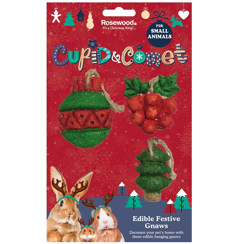 Rosewood - Edible Festive Gnaws (3PC) - Petservo
