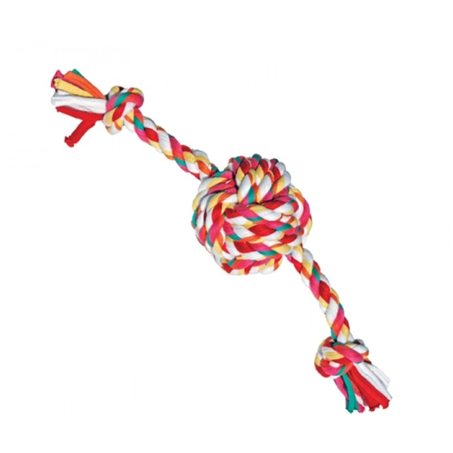 Rosewood - Cotton Rope Ball Tug - Small - Petservo