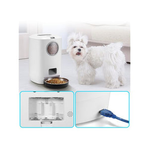 YES4PETS 4.5L Automatic Digital Pet Feeder for Dogs & Cats - PetServo