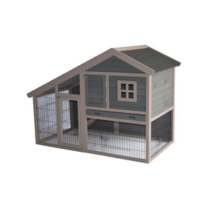 Buy YES4PETS Grey Chicken Coop Rabbit Hutch Hen Chook House - Pet Servo