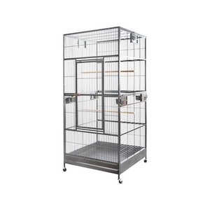 YES4PETS - XXL 203cm Macaw Parrot Aviary Bird Cat Pet Cage On Wheels - petservo