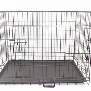 YES4PETS - 42 Foldable Pet Crate with Cover & Mat - Pet Servo