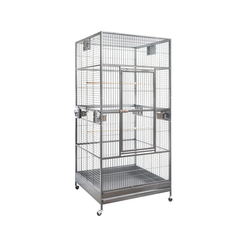 YES4PETS - XXL 203cm Macaw Parrot Aviary Cage on Wheels - Pet Servo