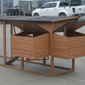 YES4PETS - XXL 280cm Chicken Coop & Rabbit Hutch - Petservo