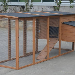 YES4PETS - XXL 280cm Chicken Coop & Rabbit Hutch - Petservo