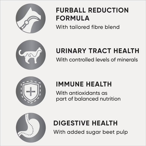 Optimum - Adult +1 Furball Dry Cat Food With Chicken 2kg - Petservo