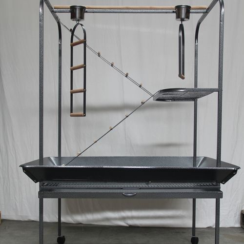 YES4PETS - XXL Bird Parrot Playpen with Swing & Ladders - Pet Servo