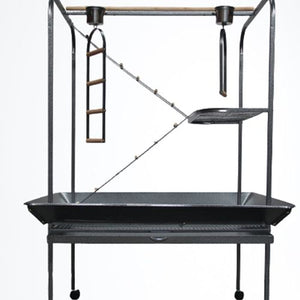YES4PETS - XXL Bird Parrot Playpen with Swing & Ladders - Pet Servo