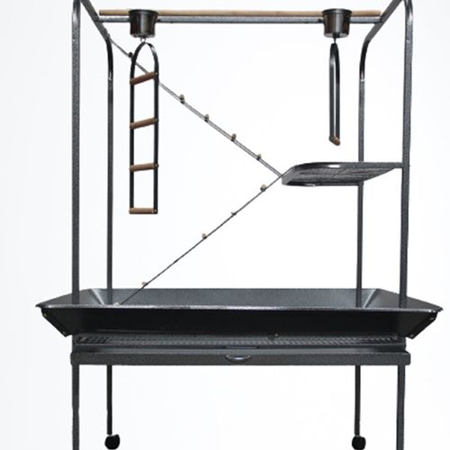 YES4PETS - XXL Bird Parrot Playpen with Swing & Ladders - Pet Servo