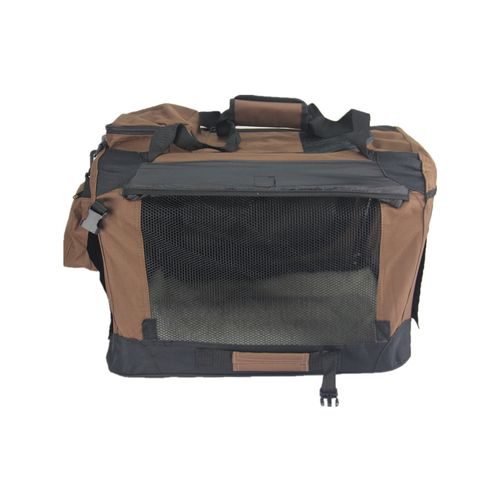 Buy online YES4PETS XXL Foldable Soft Dog Cat Crate Carrier - Brown - PetServo