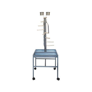 YES4PETS - Large Bird Playpen Cage with Ladder & Wheels - Pet Servo