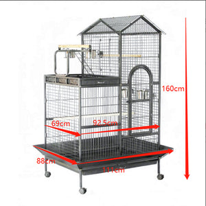 YES4PETS - 160cm XL Bird Cage with Wheels - Petservo