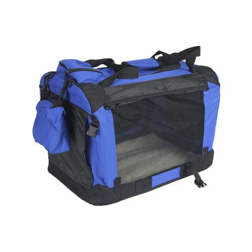 YES4PETS - XXL Foldable Soft Dog Cat Puppy Crate Carrier Blue_PetServo